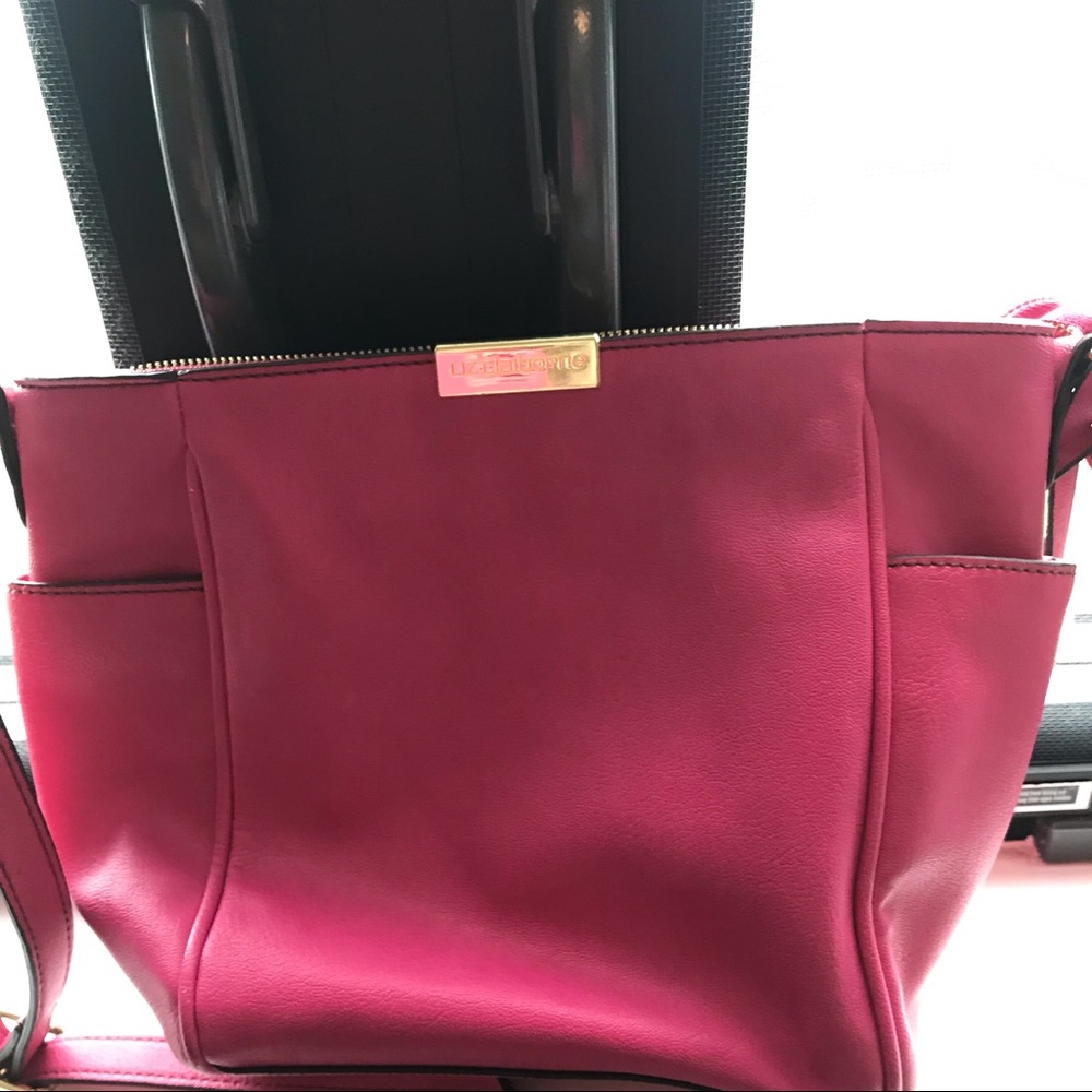 Pink Liz Claiborne crossbody bag